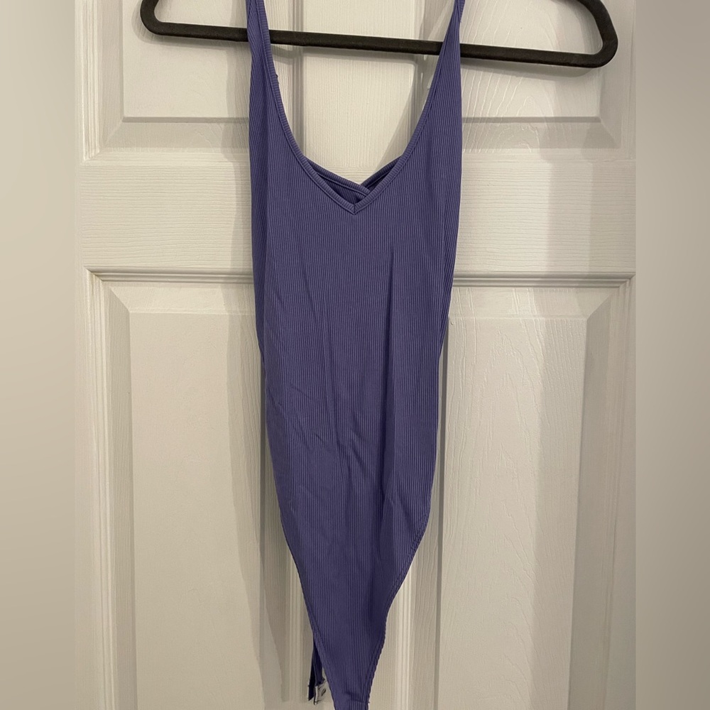 Medium purple bodysuit.